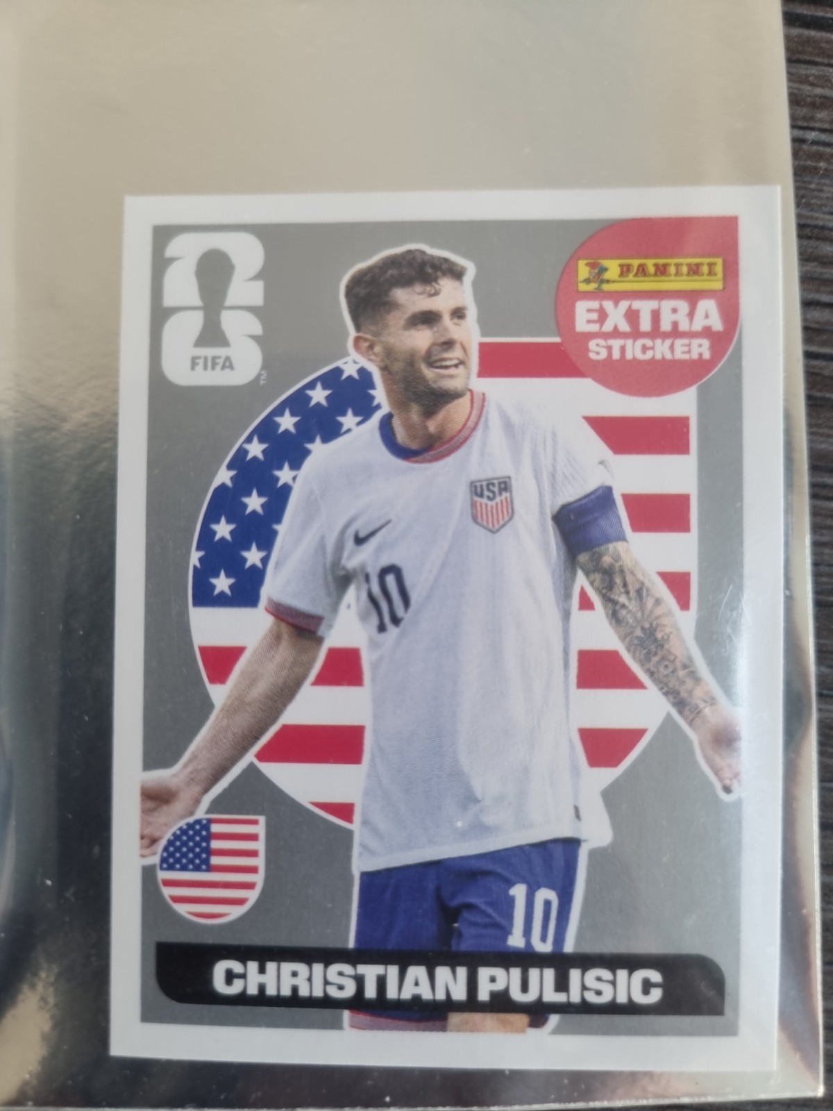 ✅ Panini *FIFA World Cup World Cup 2026* Christian Pulisic – Silver Silver ✅