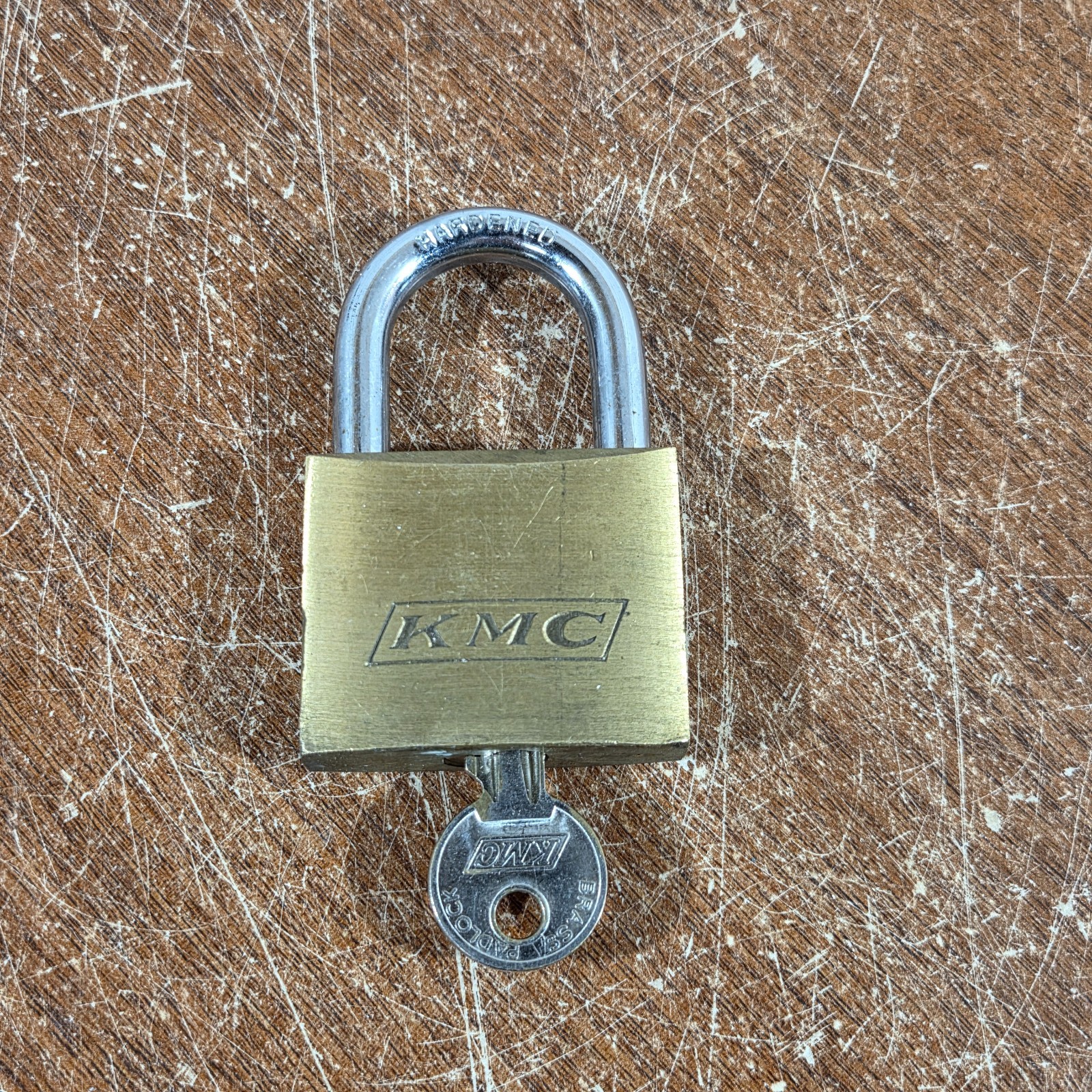 Vintage KMC Brass Lock