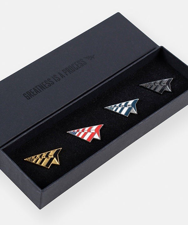 PAPER PLANES METALLIC PIN SET 🔥