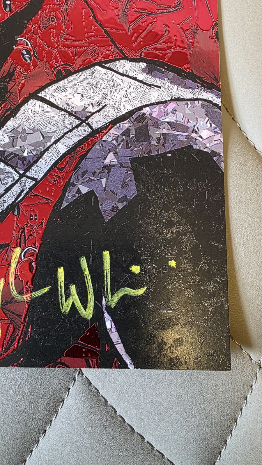 Embossed Foil Variant Signed Kyle Willis LTD 25 Deadpool Cover Art Book NM