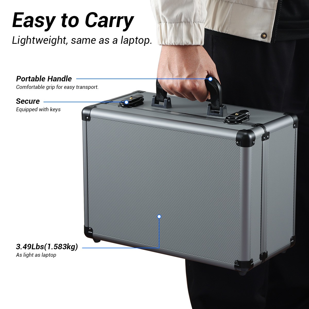 Graded Card Storage Box Waterproof Lockable 90-Capacity Case for PSA/BGS/SGC Sla