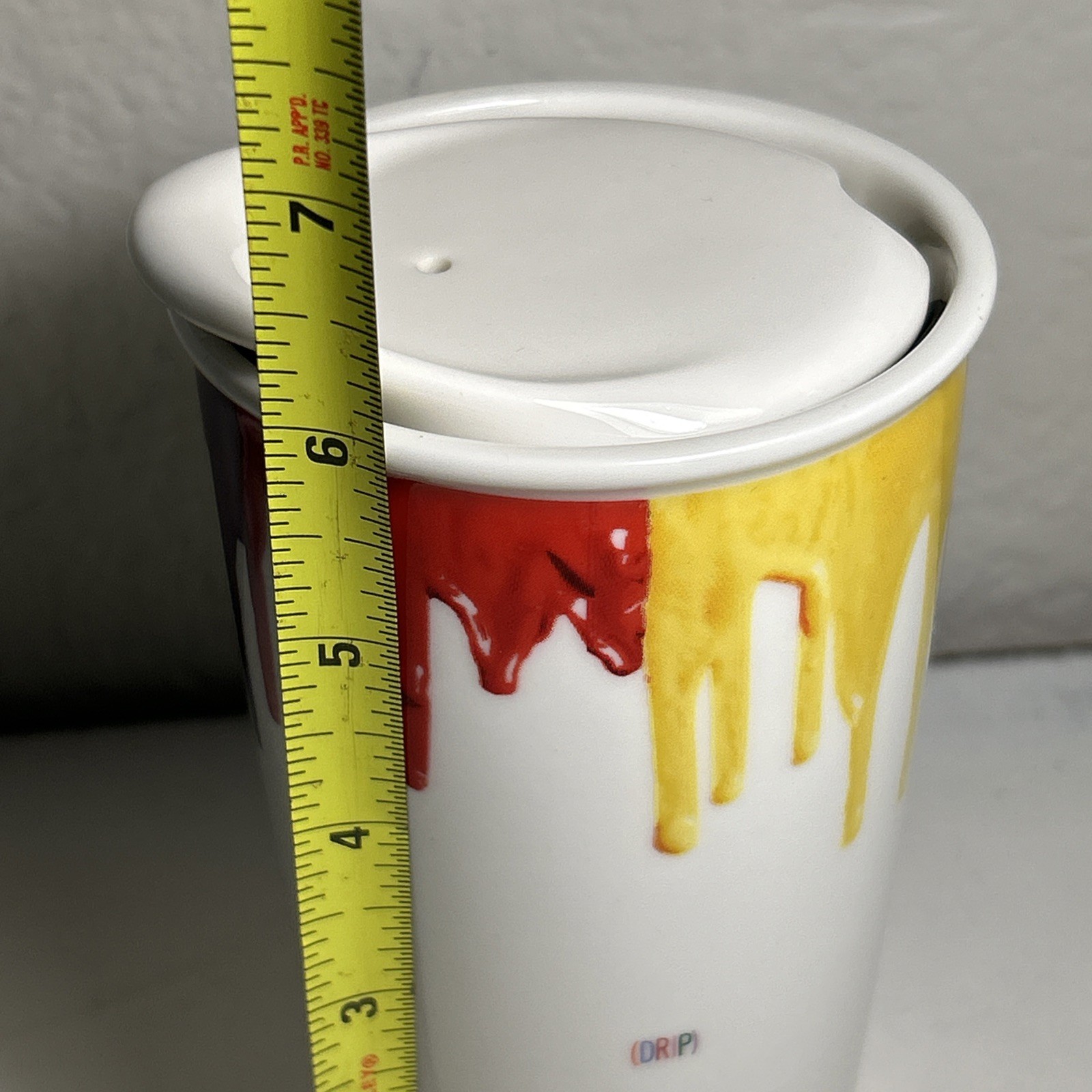 Starbucks 2014 -Multi Color DRIP Tumbler -Band Of Outsiders 12 Oz. With Lid (d7