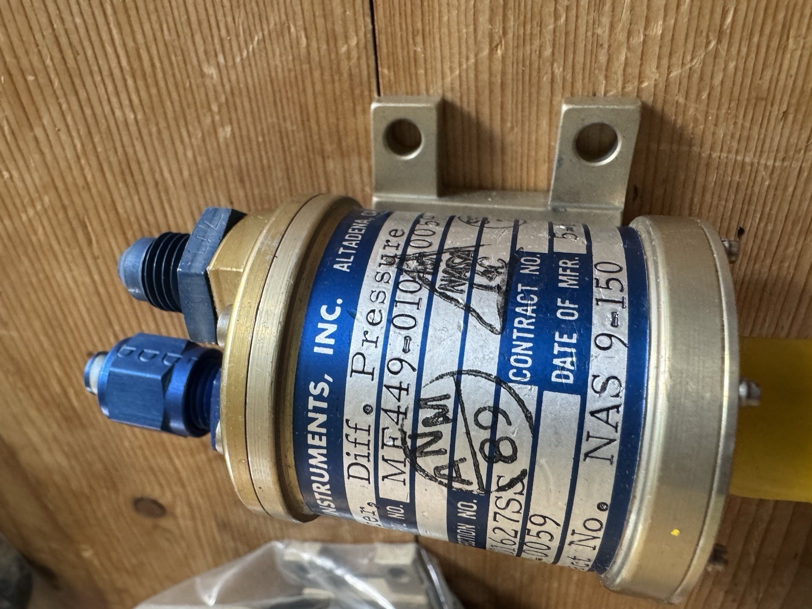 Apollo Artifact NAS 9-150 Solid State Transducer Pressure Diff. ME449-0101-0059