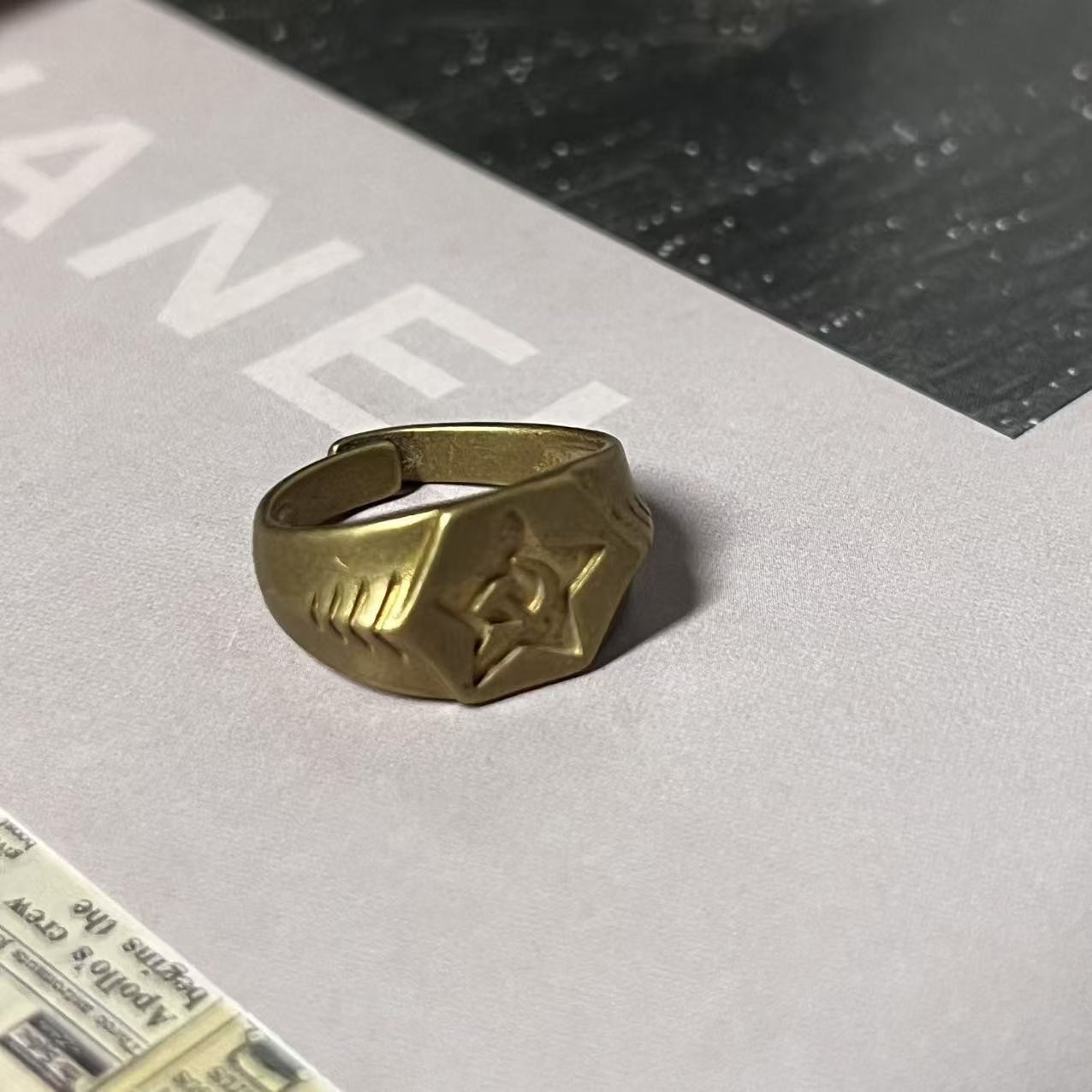 Communist ” Hammer and Sickle” ring
