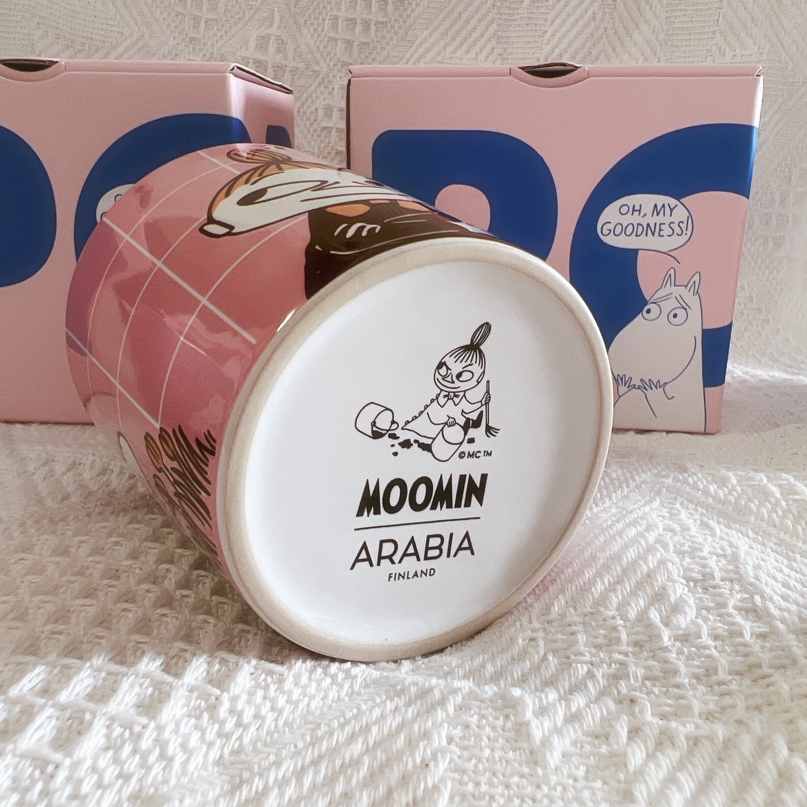 Arabia Moomin POP Mug 280ml 4pc Set Japan Exclusive Boxed Limited Edition FS