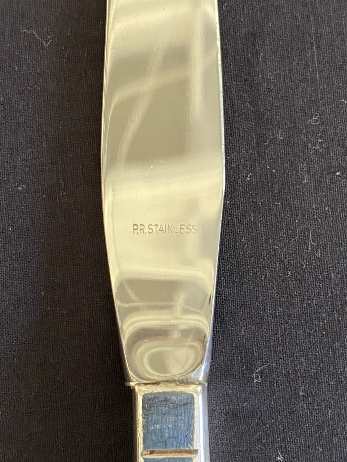 SS United States Silver Plated “Viande” Knife Manhattan Pattern