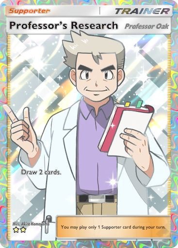 (FAST) Professor’s Research Professor Oak – Full Art – ENG – Pokemon TCG Pocket