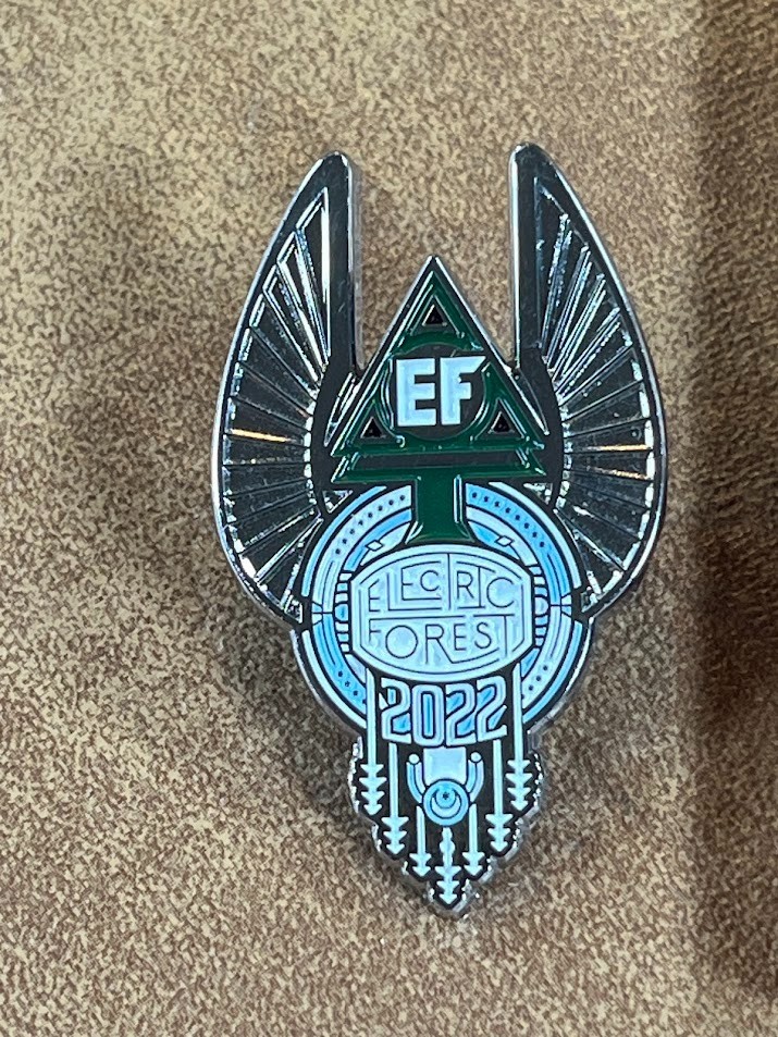 Electric Forest Music Festival 2022 Pin Rare Collectible