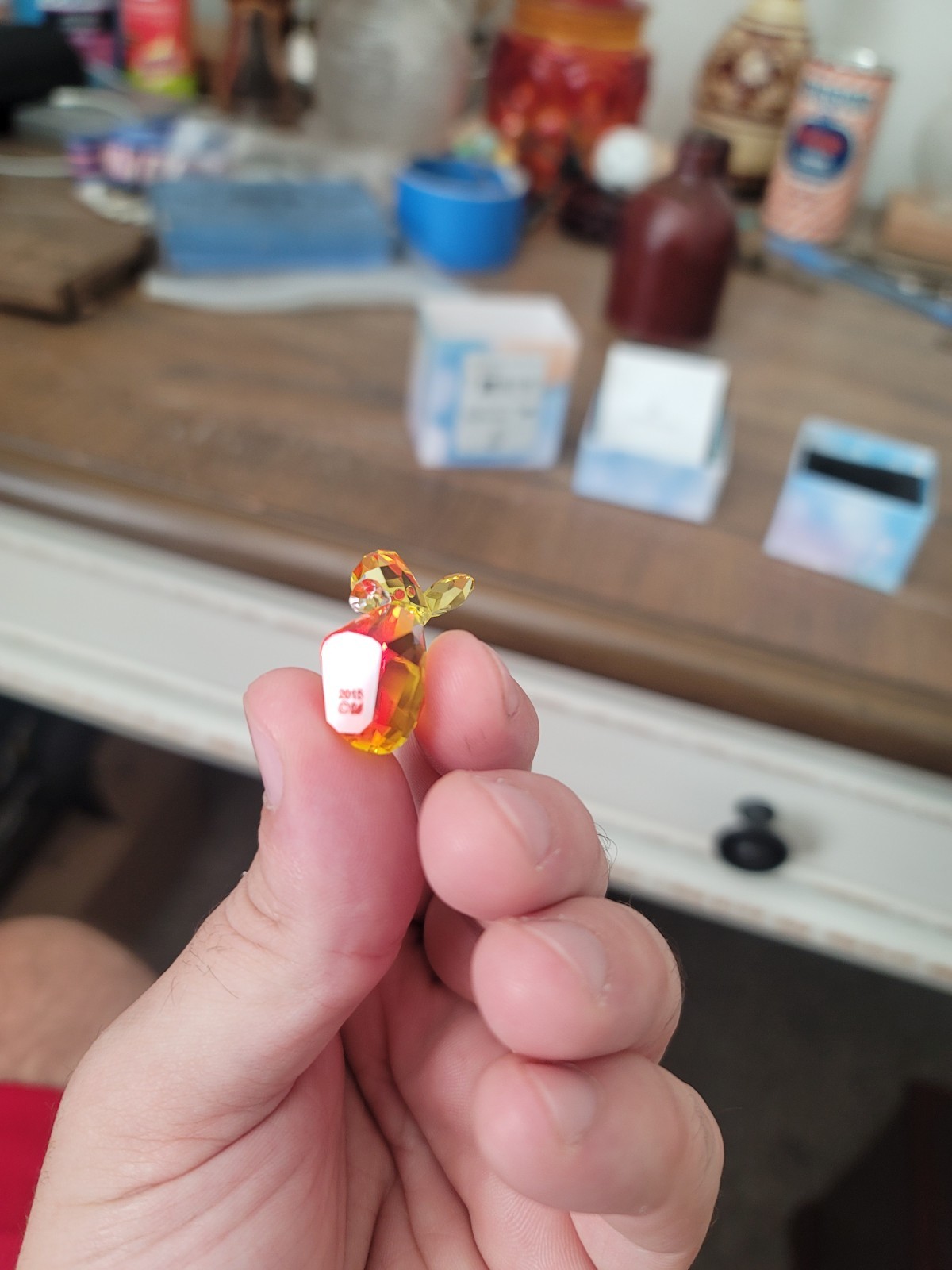 Swarovski Mini Mo Vibrant Yellow, Limited Edition 2015 – Original Packaging