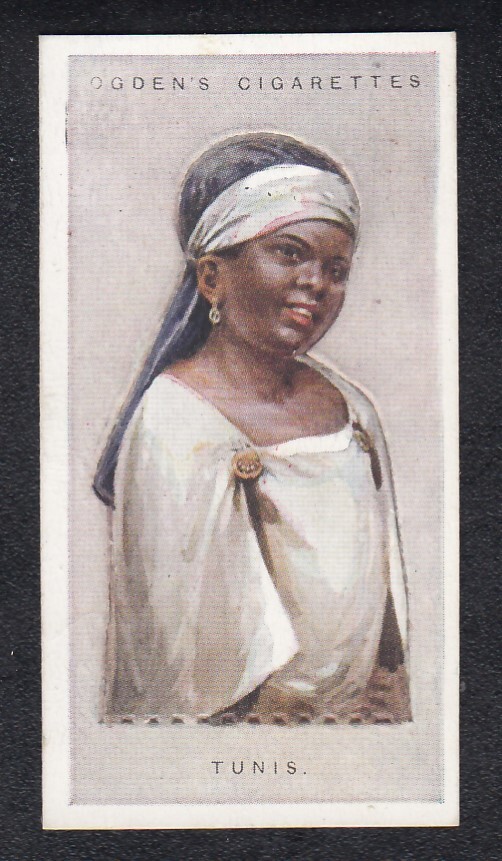Vintage 1924 Children of Nations Card TUNIS Tunisia
