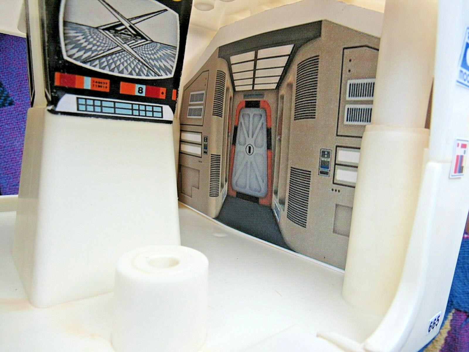 Custom Designed Cardstock BULKHEADS for SPACE 1999 Mattel Eagle 1 as shown