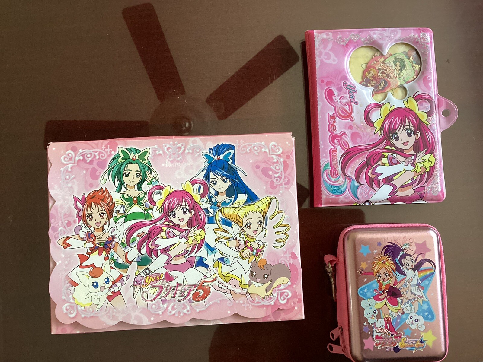 Yes! Precure Anime/manga Letter Set, Notebook With Cover, Small Tin Case
