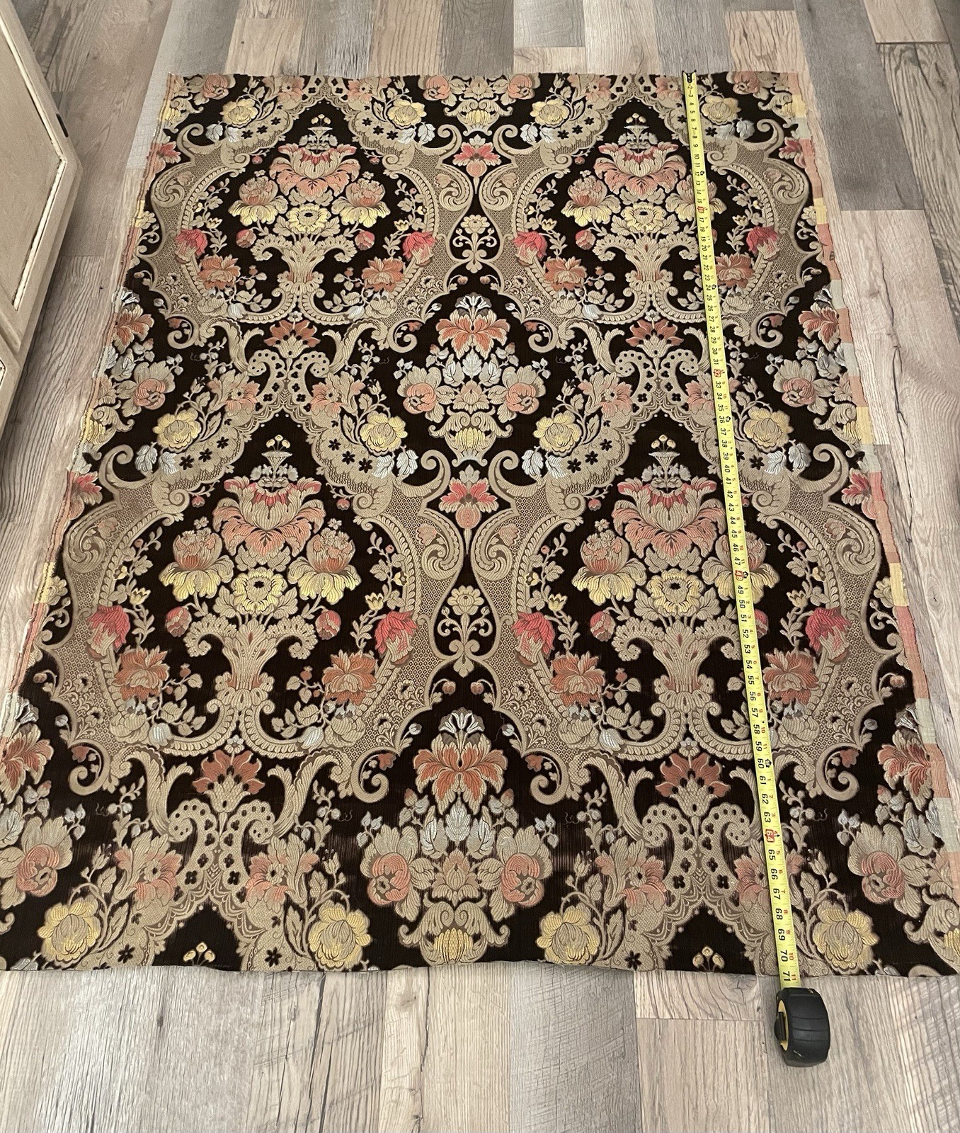 71” Continuous Inches – Scalamandre Old World Weavers Tosca Silk Velvet $956