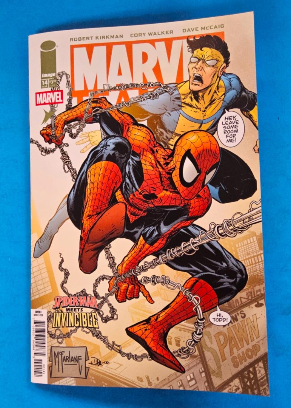 McFarlane SPIDER-MAN Variant MARVEL TEAM-UP Facsimile # 14 2026 NM INVINCIBLE