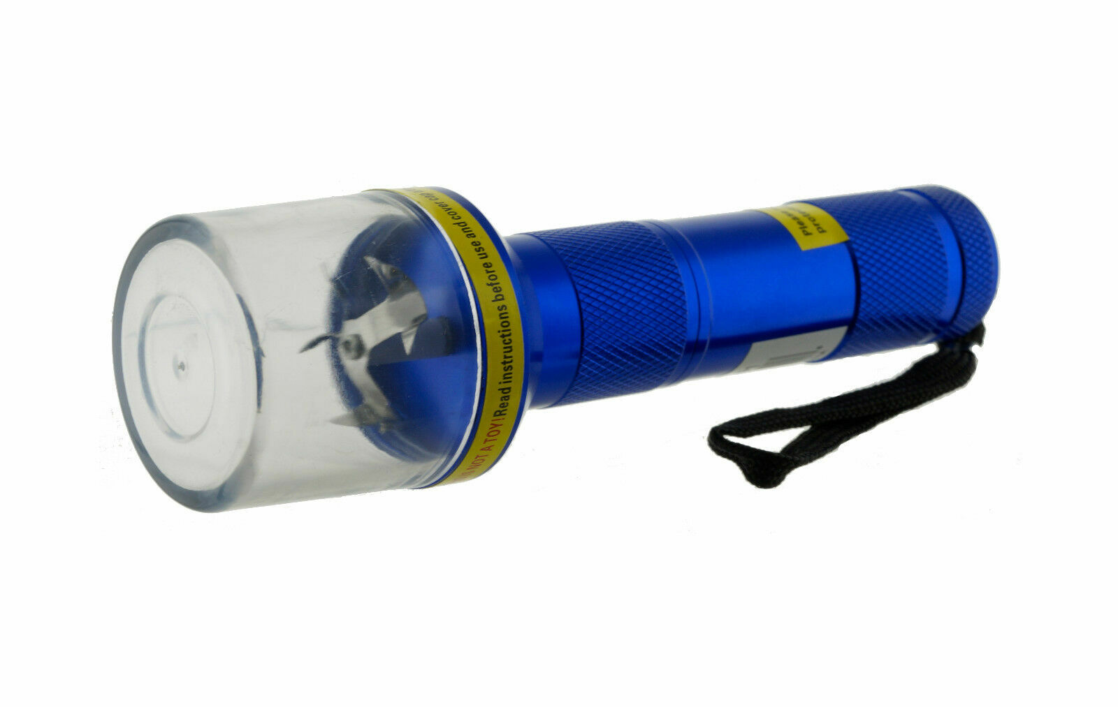 Electrical Metal Grinder Automatic Tobacco Herb Crusher W/Batteies Blue Color
