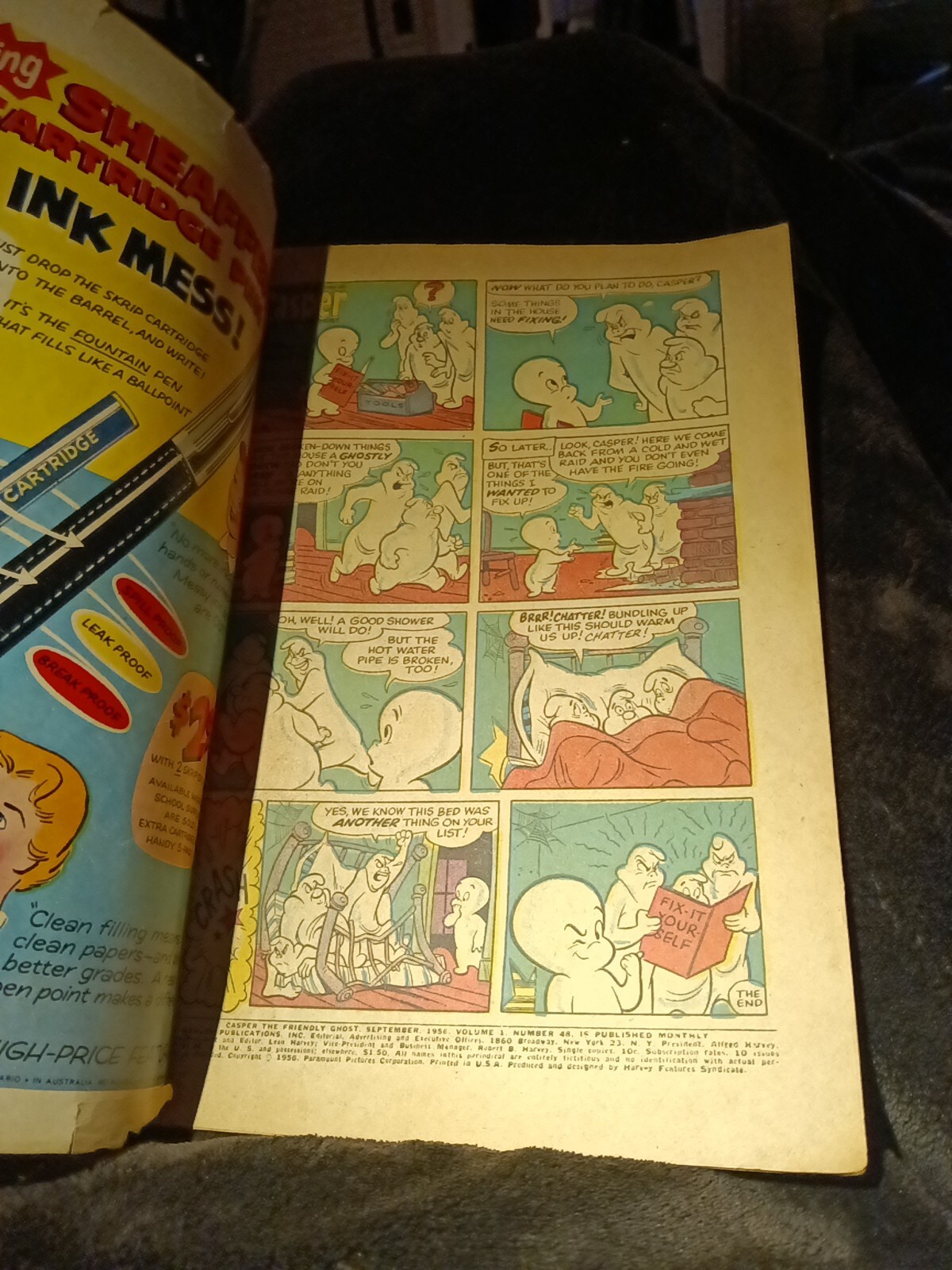 CASPER #48 the friendly ghost 1956 golden age harvey comics cartoon kids humor