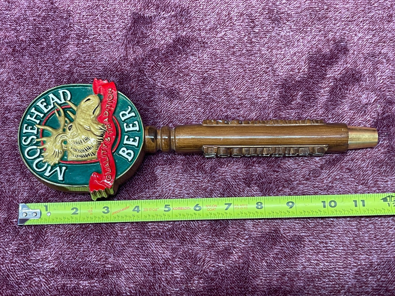 Vintage Moosehead Canadian Draft Beer Tap Handle Pull