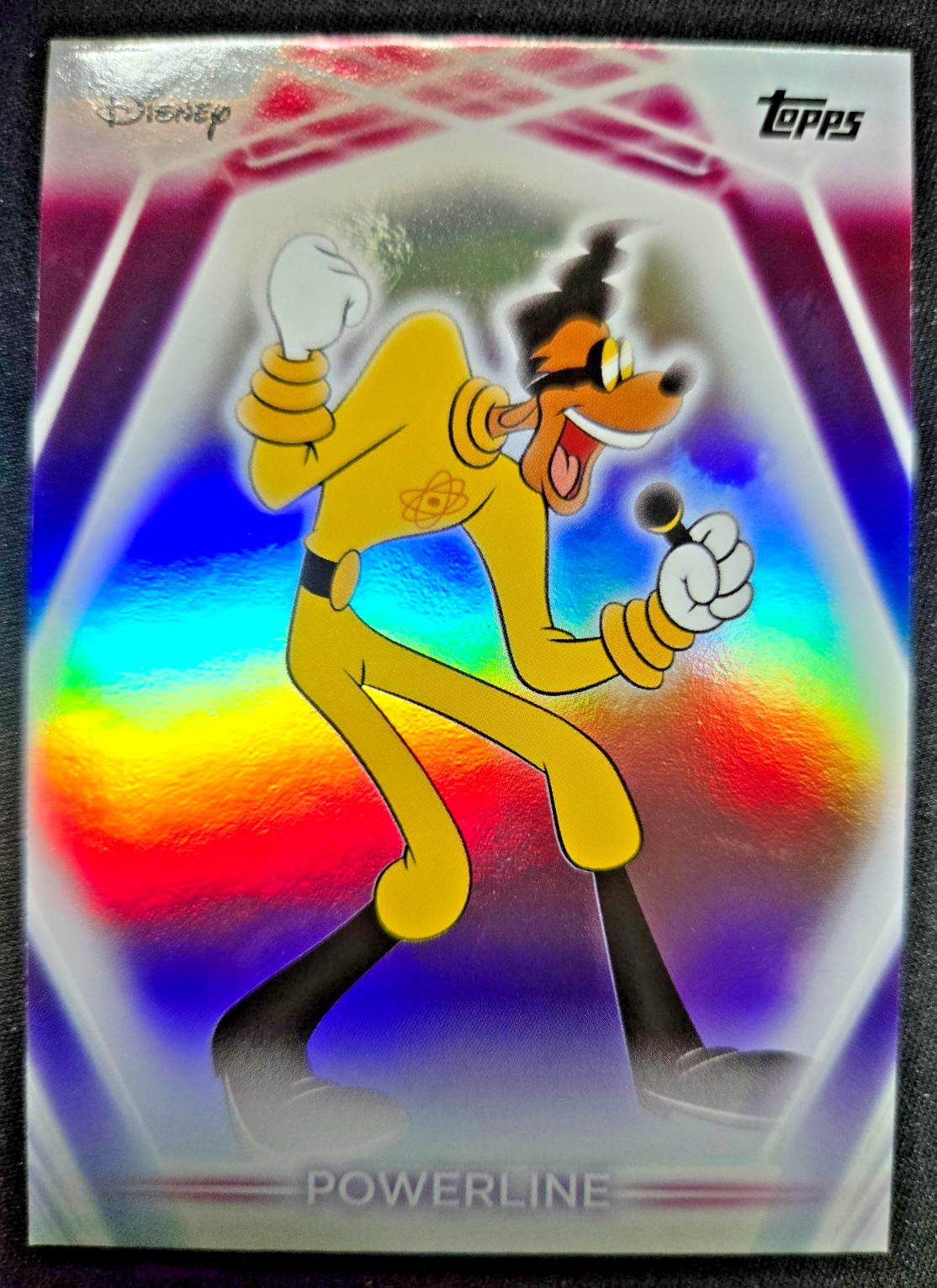 2026 Topps Disney Neon – Powerline Rainbow Foil Refractor #101
