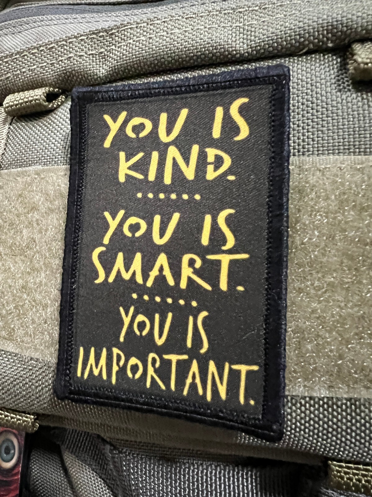 Never Half Ass Ron Swanson Morale Patch Funny Tactical Military USA Army