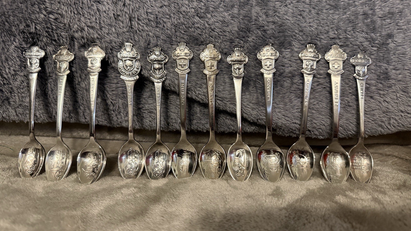 4 Rolex Bucherer Of Switzerland Collector Spoons Buyer Chooses From 12 (R2602)