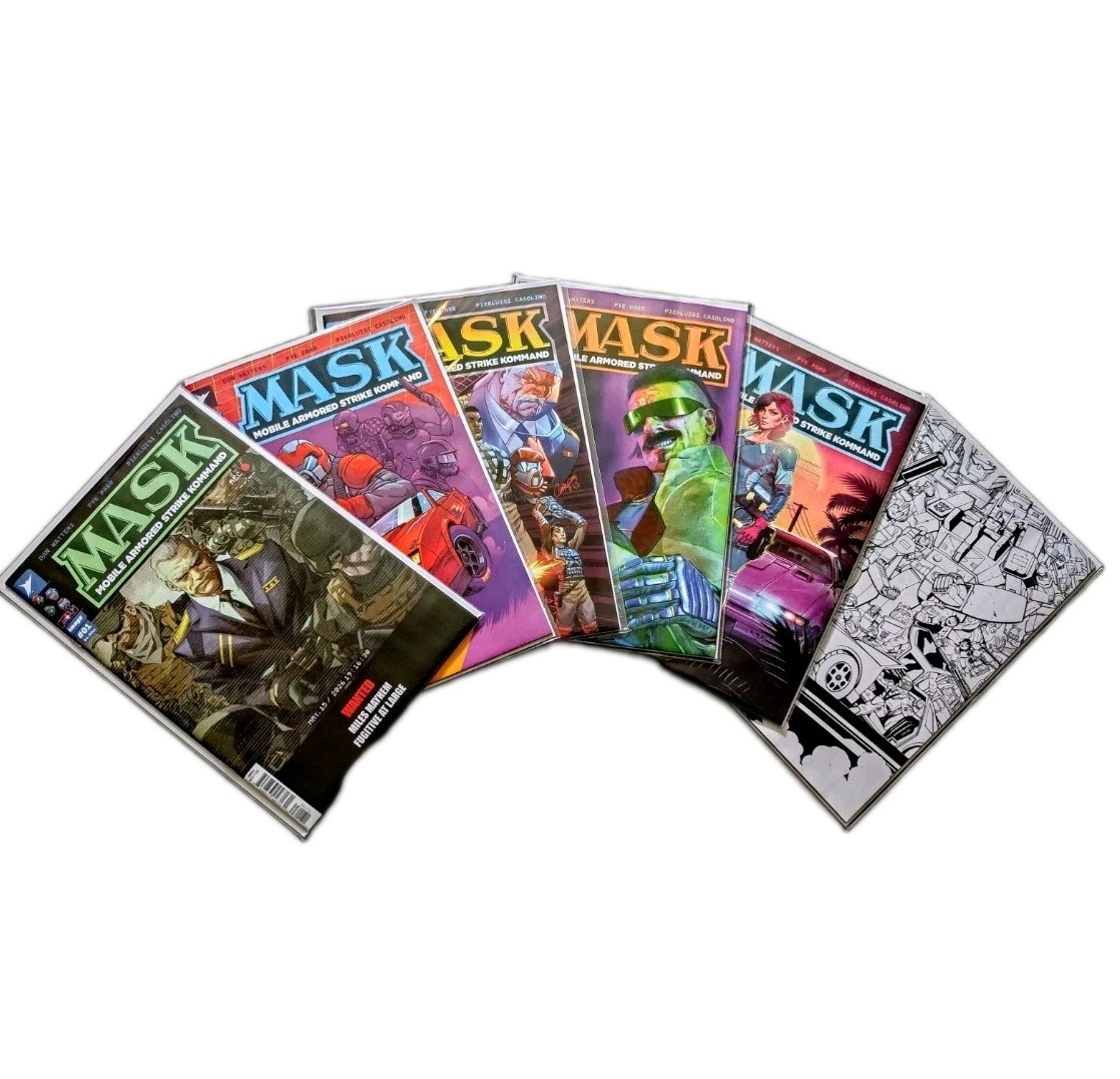 M.A.S.K. #1 6 Book Variant Set Lot Image Skybound Comics MASK Kirkman Energon