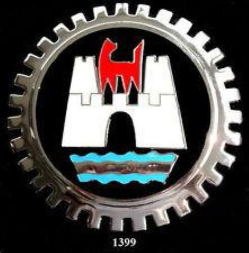WOLFSBURG GERMANY AUTOMOBILE GRILLE BADGE EMBLEM