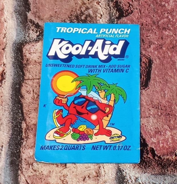 Vintage Kool Aid Tropical Punch Drink Mix Unopened Packet