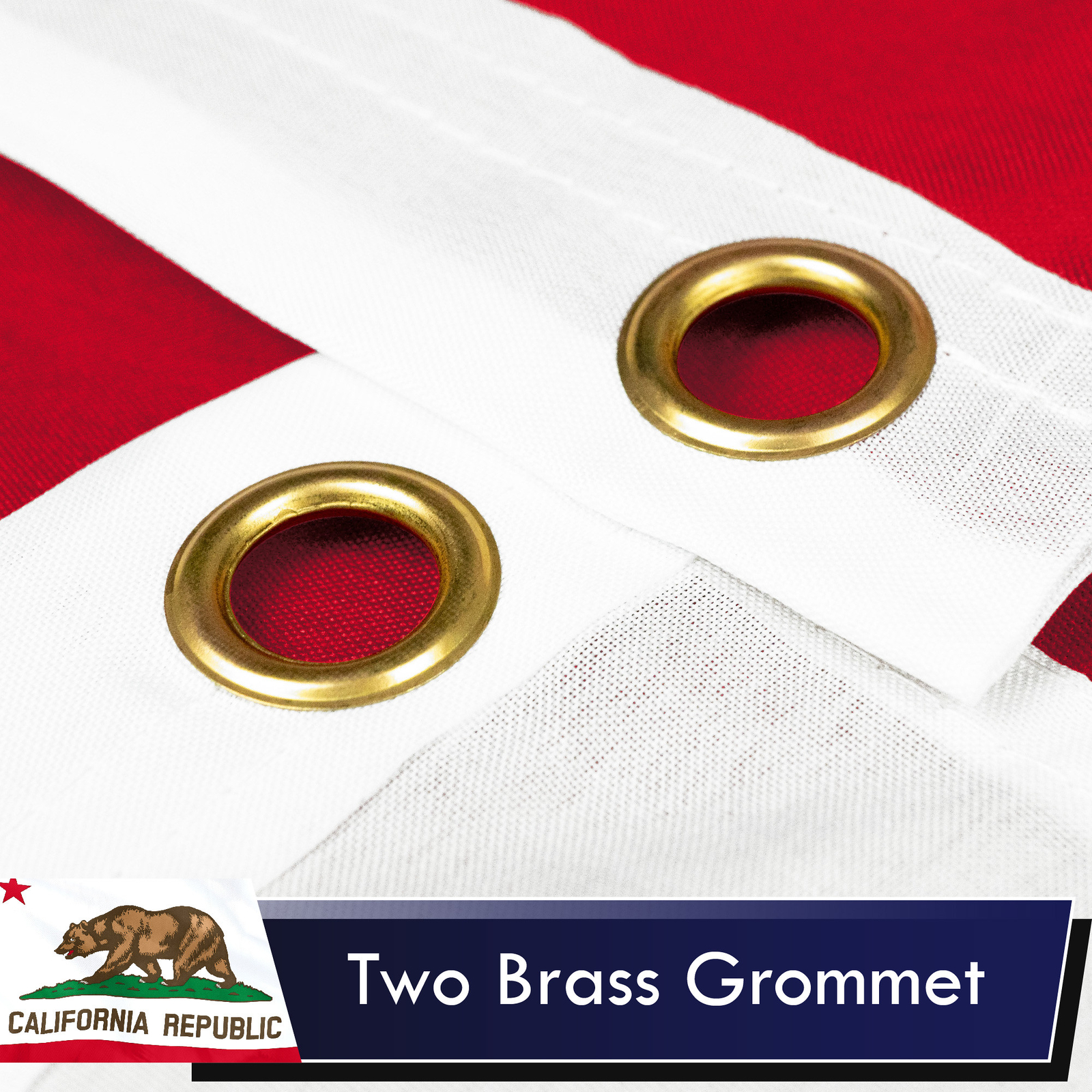 3’x5’ Polyester CALIFORNIA STATE FLAG CA USA Bear Republic Outdoor Banner