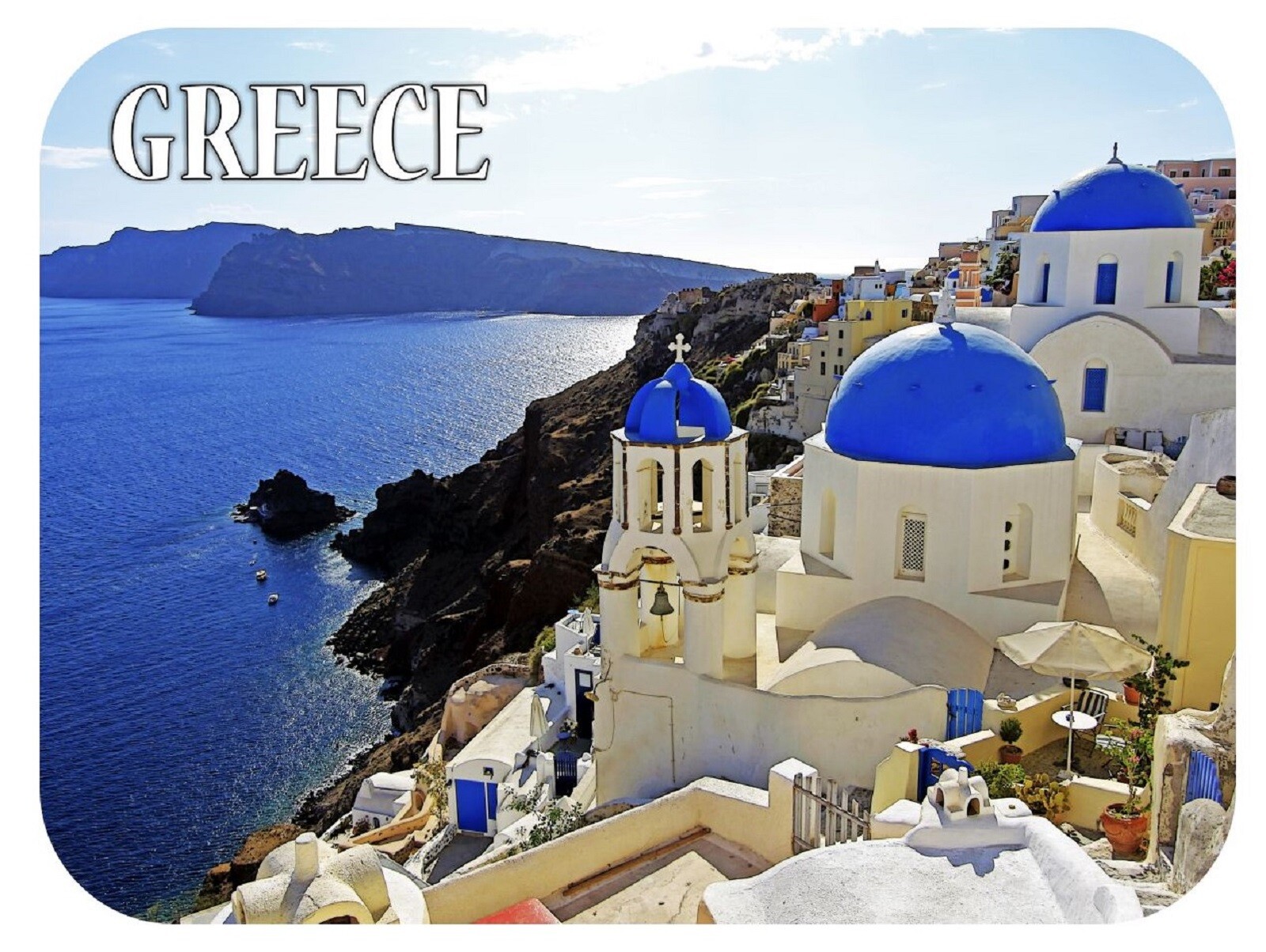 Greece Fridge Magnet