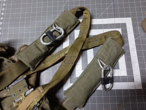 Vietnam War CISO SOG STABO Rig Shoulder Pads W/ D – Ring Slit