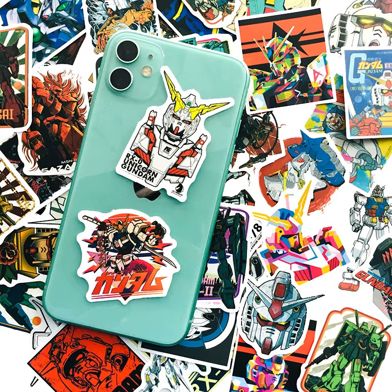 50pc Gundam Sticker Pack