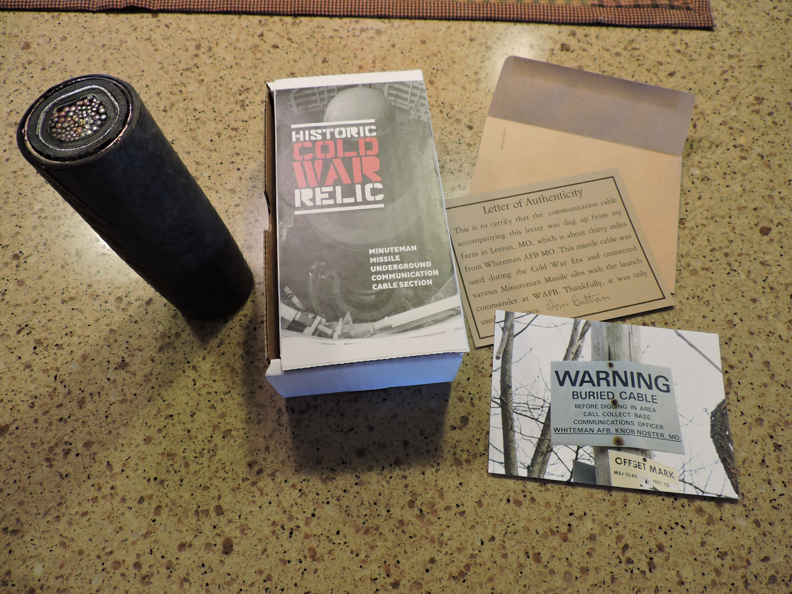 Cold War Minuteman Missile Personal Museum w/ Cable, ICBM, Atlas, HICS Russia,