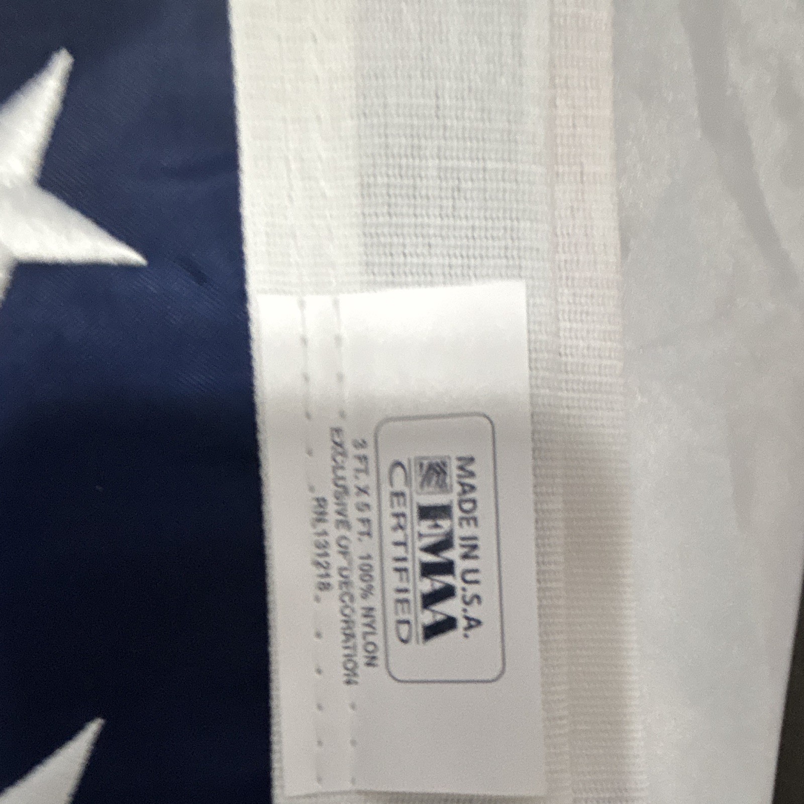 FMAA Certified Made in USA American Flag 3 ft x 5 ft Nylon w/ Grommets