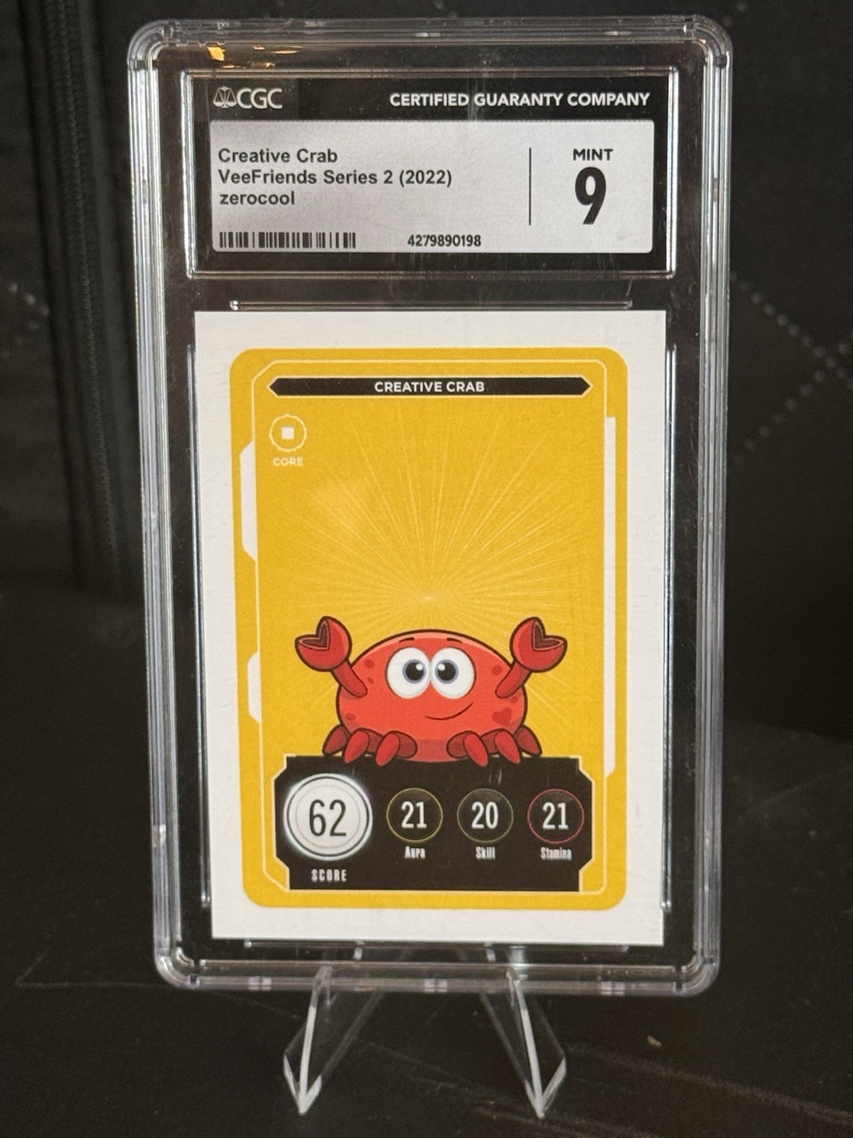 VeeFriends Series 2 Creative Crab CGC 9 Graded Gary Vaynerchuk Originally Owned