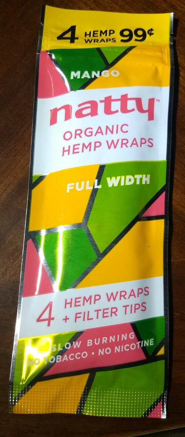 Natty Organic Herbal Flavored Papers Mango 5/4ct packs