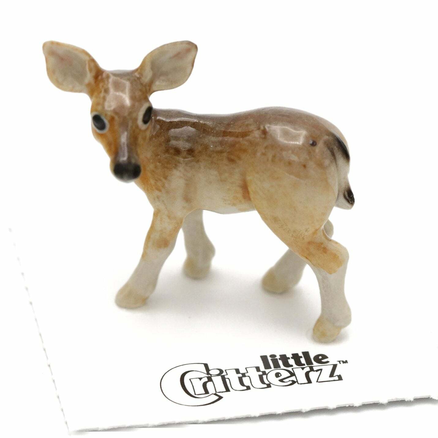 Little Critterz Deer Doe “Serenity” – miniature porcelain figurine