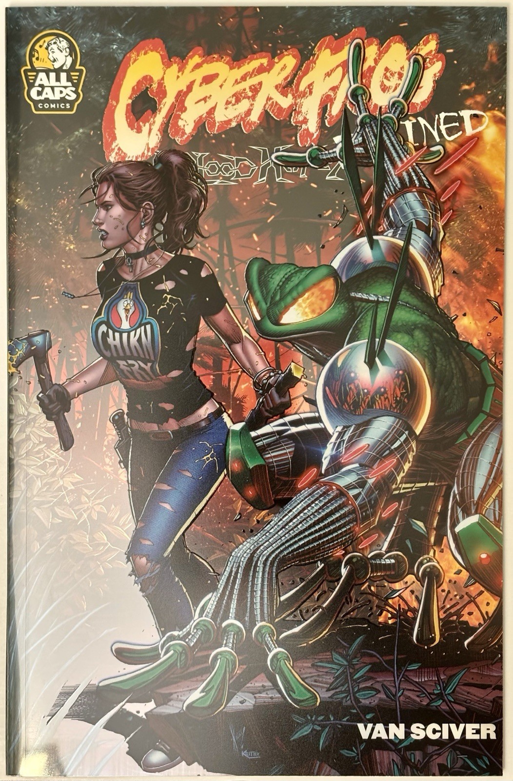 Cyberfrog: Bloodhoney – Drained “Frog and Heather” Acetate Cover