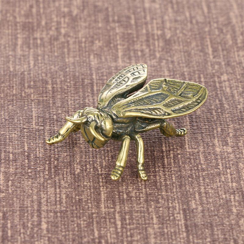 Brass Housefly Statue Decoration Ornament Table Decoration Insect Animal Statue
