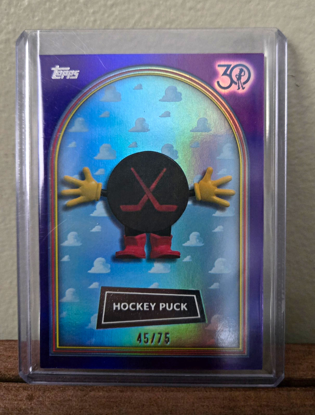 2025 Topps Disney Pixar Toy Story 30 Years & Beyond #11 Hockey Puck 45/75