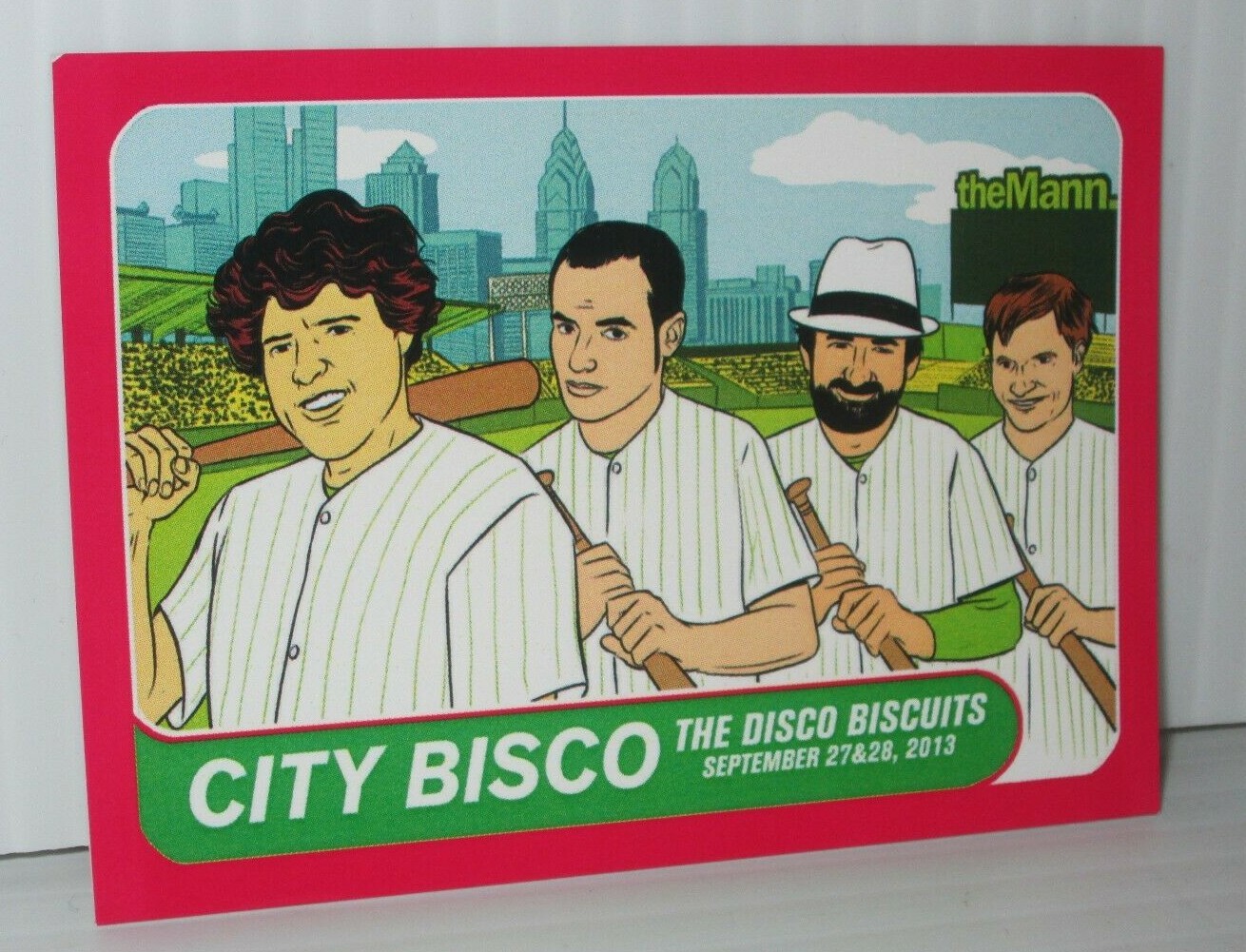 CITY BISCO THE DISCO BISCUITS 2013 MANN MUSIC CENTER PHILADELPHIA TRADING CARD