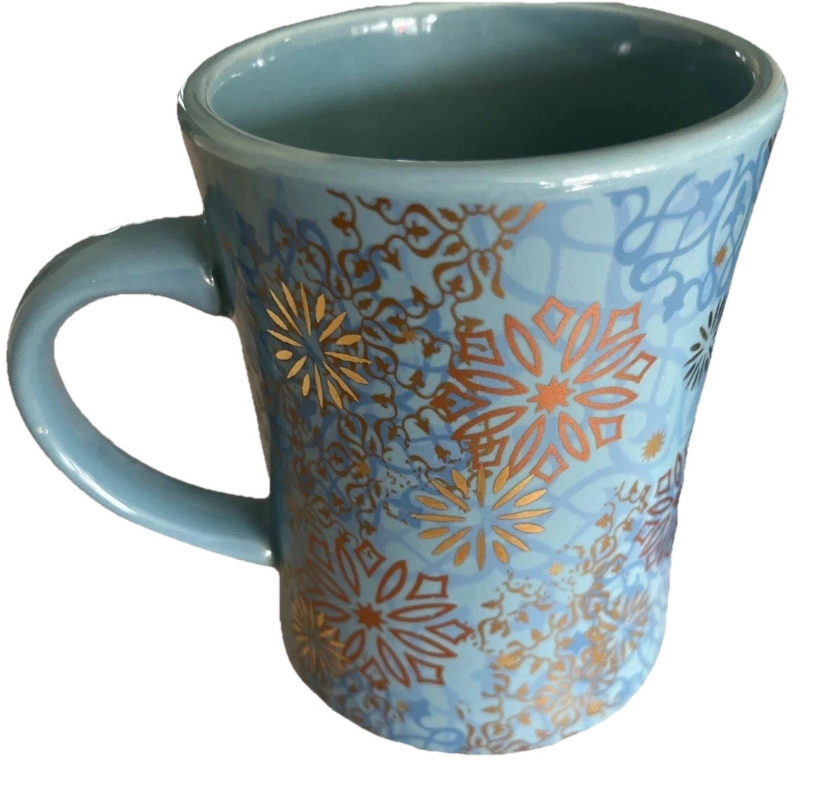 Peet’s Coffee & Tea Blue Snowflake Holiday 2010 Coffee Tea Mug (1)