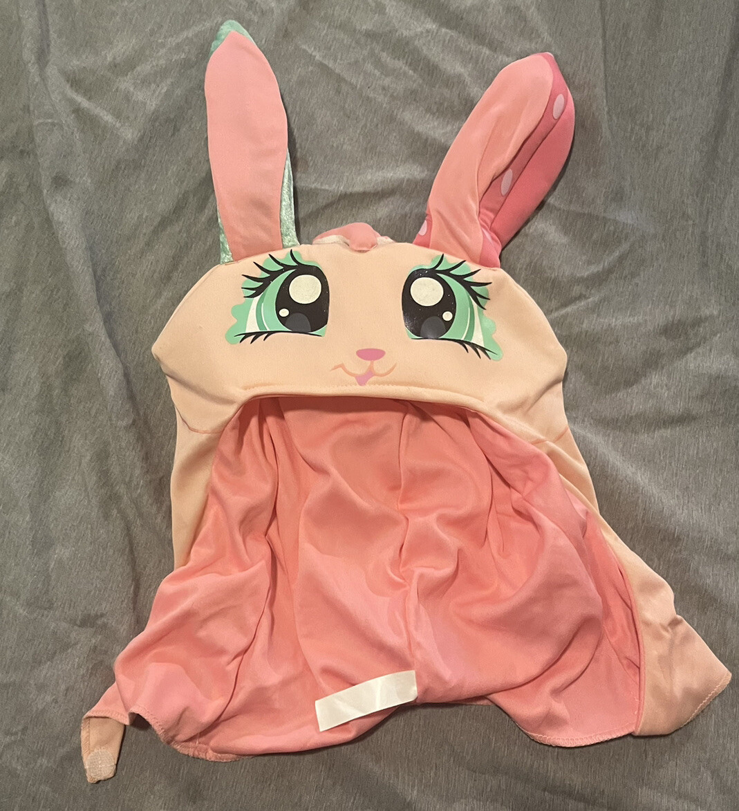 Rabbit Polyurethane Foam Bunny Hat Polka Dot Ears Pink Costume Cosplay Halloween