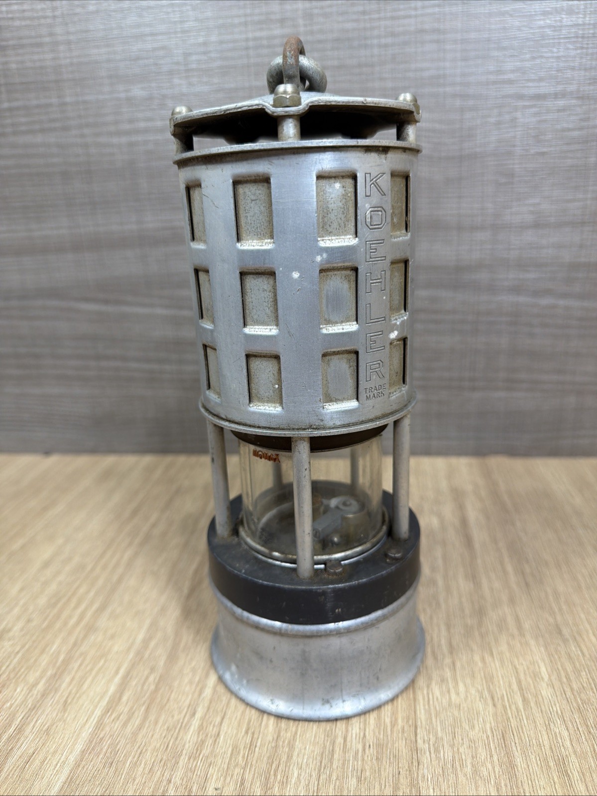 Vtg Koehler Permissible Flame Safety Lamp No 209 Coal Miners Lantern USA