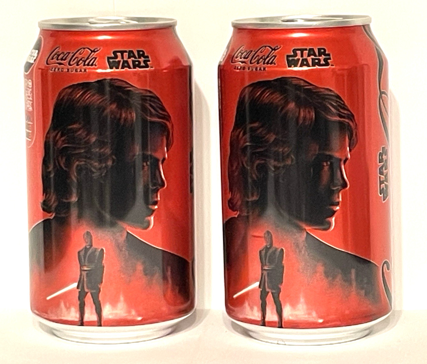 Star Wars Coca Cola Coke Zero Cans Anakin Skywalker Limited Discontinued Can