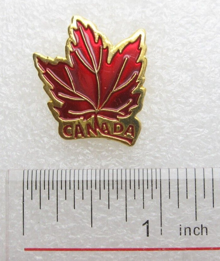 Red Maple Leaf Canada Lapel Pin (C88)