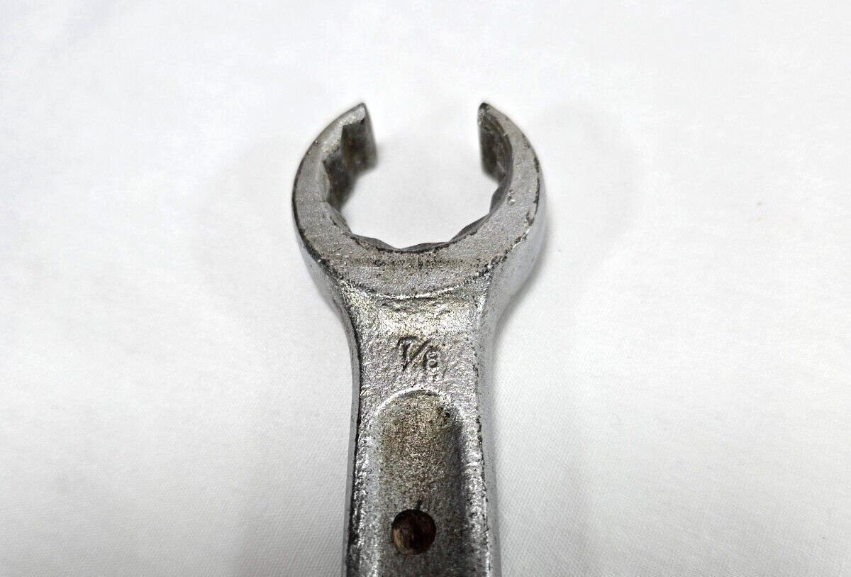 Vintage Bonney RF55 Flare Nut Fuel Line Wrench 7/8 inch X 1-1/8 inch