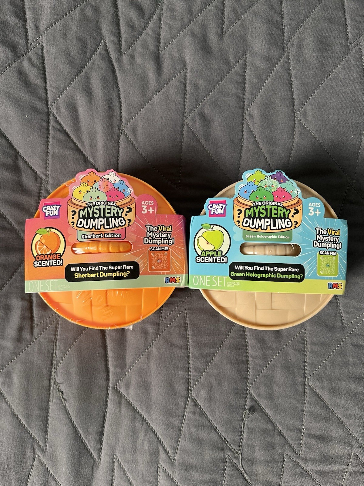 Viral Fun RMS Mystery Dumpling 1 Orange Serbert And 1 Apple Scented Lot 1 Of Ea