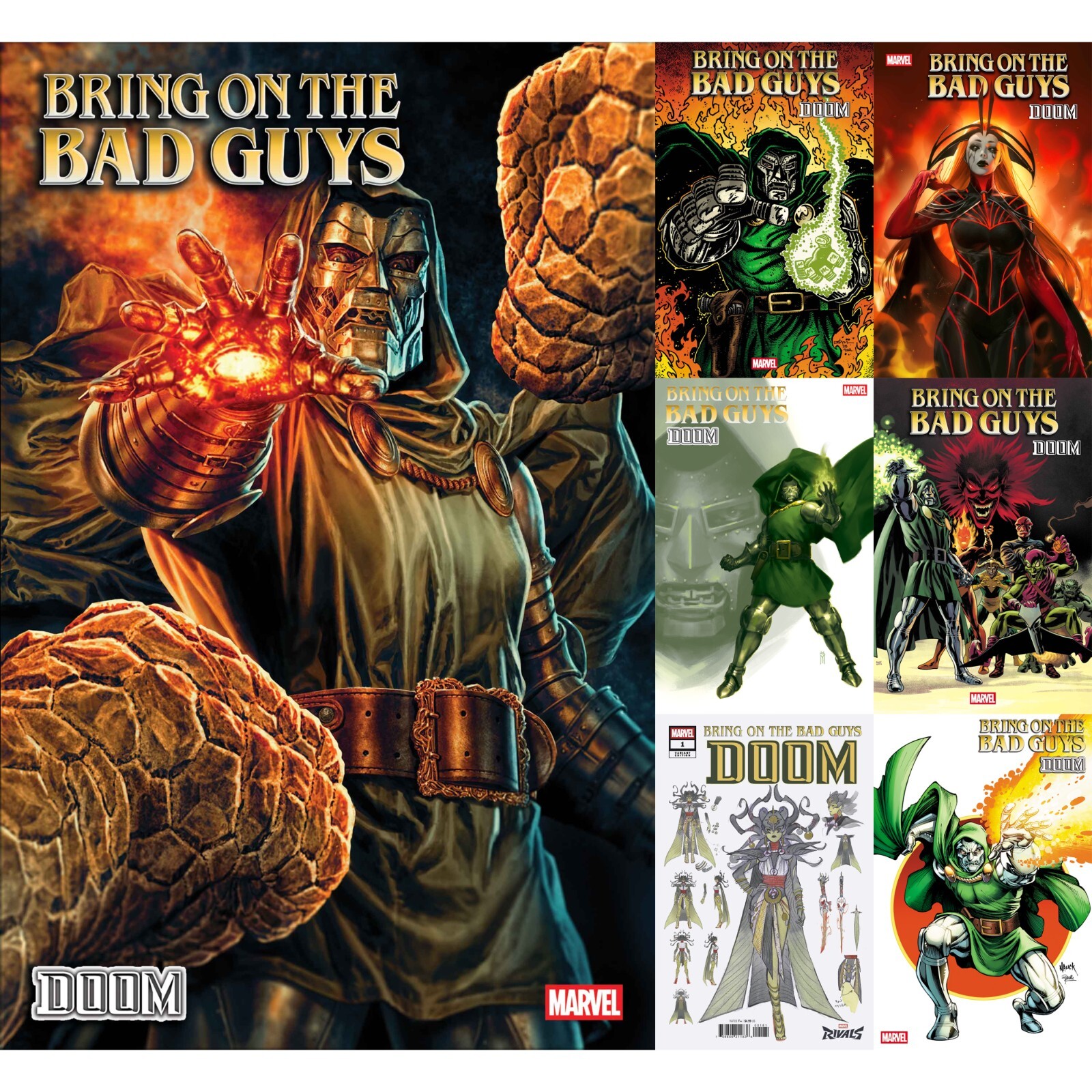 Bring on the Bad Guys (2025) Doom Green Goblin Loki Marvel Comics COVER SELECT