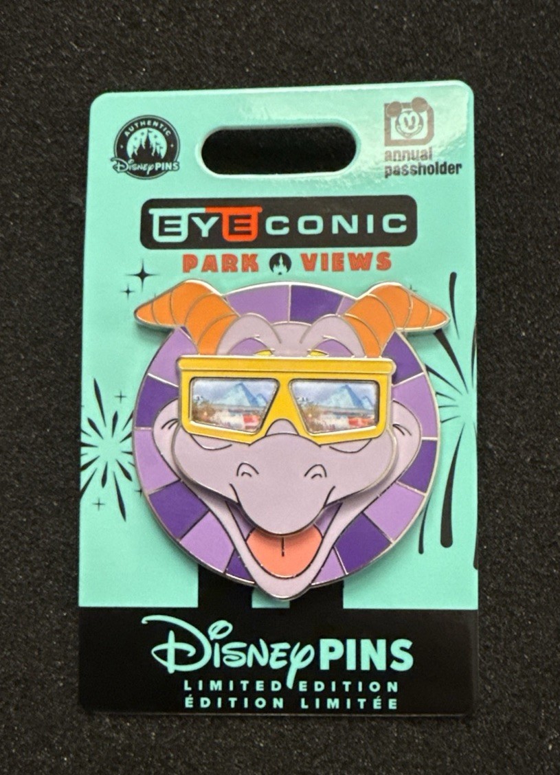 2026 Disney Parks WDW Quarterly Eyeconic Views Figment AP Passholder LE 3000 Pin