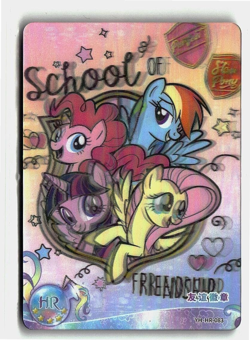 Kayou My Little Pony Card HR Rainbow Dash Pinkie Pie +